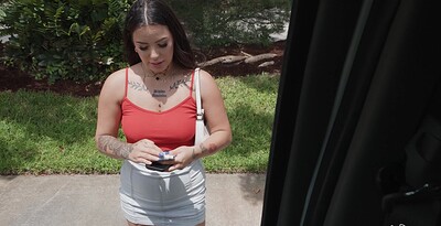 Diamond Franco in Hottie Get In The Bus For Job Interview from