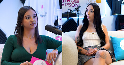 Hailey Rose and Scarlett Rosewood in Nubiles Podcast Hailey Rose Casts Scarlett Rosewood 2 - S1:E7 from