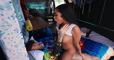 Ethan Seeks and Madalina Moon in Vanlife Sluts Double Dick Swap from