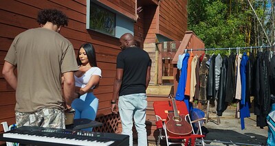 Ethan Seeks and Brandy Salazar in Sweet Deal! An Intense Yard Sale Dickdown from