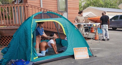 Ethan Seeks and Brandy Salazar in Sweet Deal! An Intense Yard Sale Dickdown from