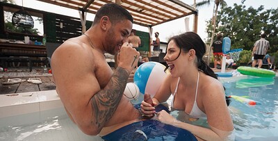 Theodora Day in Sneaky Pool Party Pussy from 