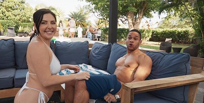 Theodora Day in Sneaky Pool Party Pussy from 