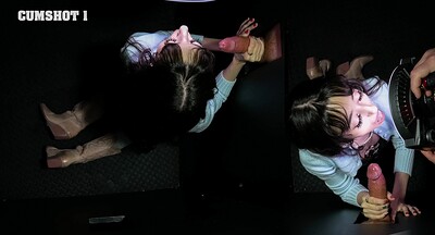 Ronnie Violet in Ronnie Violet's First Gloryhole POV from