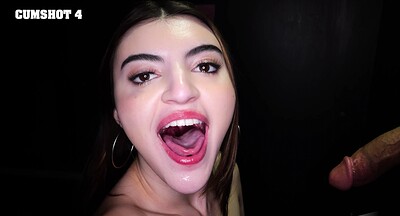 Julia James in First Gloryhole from 