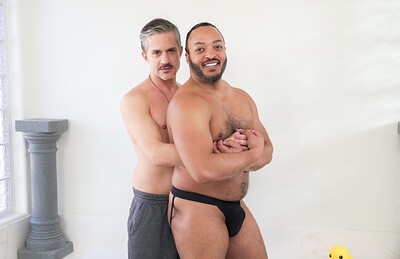 Dillon Diaz and Sherman Maus in Passionate Fuck Session In The Bath from 