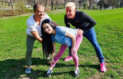 Didi Zerati and Porno Dan in Busty French Babe Double Penetrated from 