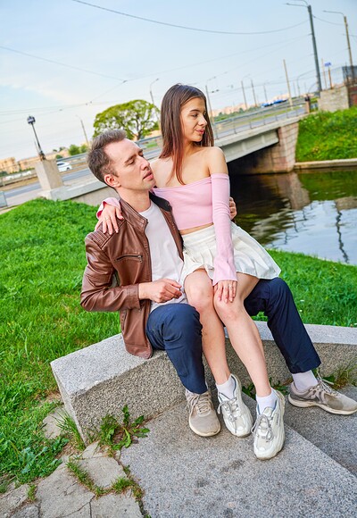 Baby Dahl and Ray Adler in Shy Babe Turns Sweaty Wild from 