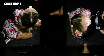 Arabelle Raphael and Jonni Darkko in Rachel Ramsey's First Gloryhole POV from