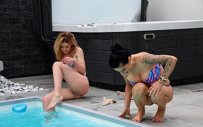 Letty Jones and Sofina Amrez in Let's Do An Orgy - Part 1 from 