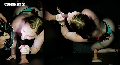 Yaya Gingersnatch in Second Gloryhole Pov from 