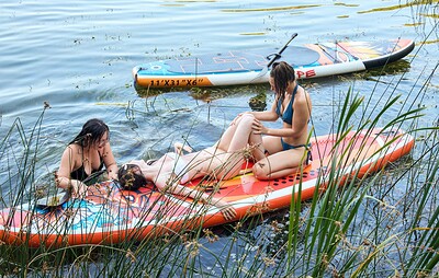 Amelia Ost and Dakota Doll in Three Girls, One Sup from 
