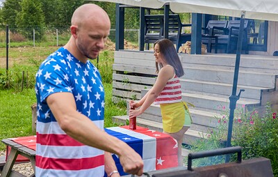 Hazel Grace and Aleks Sam in Labor Day 2025 from