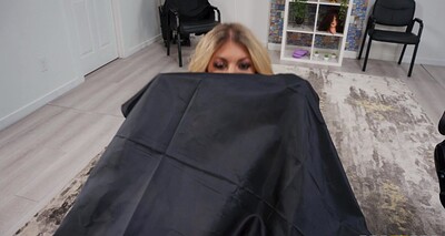 Kayla Kayden and Michael Vegas in Riding Cock At The Barbershop from 
