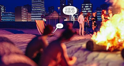 The Lost Boyz in The Beach Bonfire from 