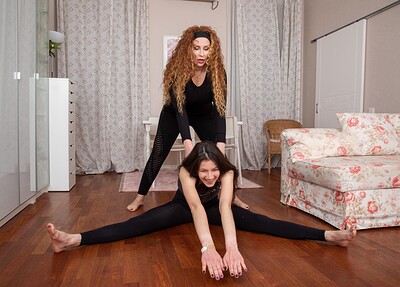 Tanya Foxx in Lesbian Yoga Class from