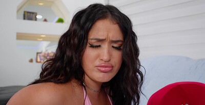 Nia Bleu in Oily Booty Takes Two Dicks from