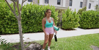 Monica Minx in Stretching My Pussy Before Yoga from
