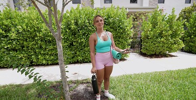 Monica Minx in Stretching My Pussy Before Yoga from