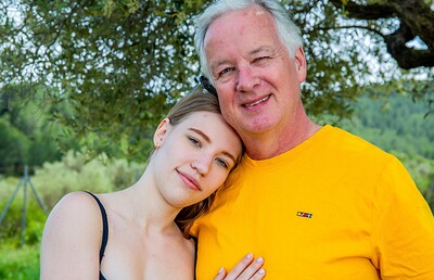 Maya Sinn and Paul Jones in Cute Maya Sinn fucks old Paul Jones from 