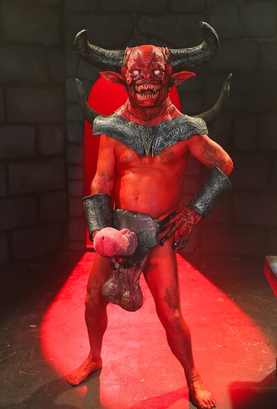 Ariel Demure and Avery Lust in Satanic Orgy and Hellish Takedown from 