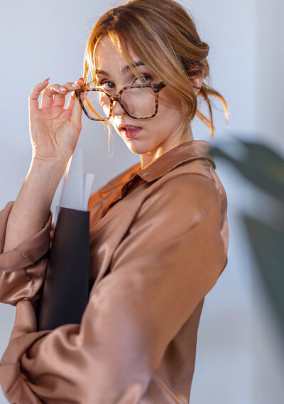 Ophelia Fae in set My Good Secretary