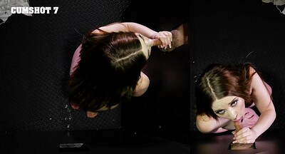 Naomi Ryder in Naomi Ryder's First Gloryhole Pov from 
