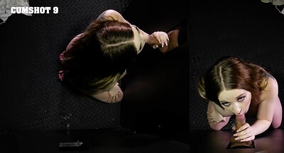 Naomi Ryder in Naomi Ryder's First Gloryhole Pov from 