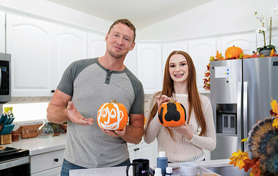 Harley Love and Pierce Paris in How To Eat Halloween Pie from 