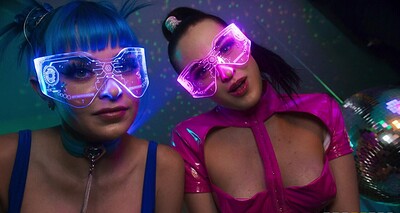 Jewelz Blu and Aubree Valentine in The Big Bang from 