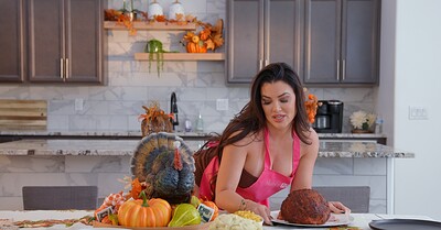 Jay Romero and Savanah Storm in I Creamed Stepmoms Pie On Thanksgiving from