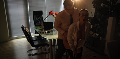 Karina King and Denis Marti in What Happens in the Office 2 from 
