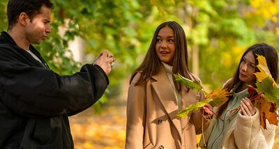 Kate Rose and Hazel Grace in Fall photo cum shoot from 