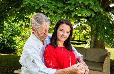 Sonny Tube and Shana BAS in Outdoor Karate Practice from