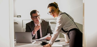 Karina King and Denis Marti in What Happens In The Office 2 from
