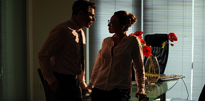 Karina King and Denis Marti in What Happens In The Office 2 from
