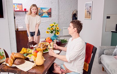 Mia Murkovski and Sia Florance in Pussy Stuffing For Thanksgiving from 