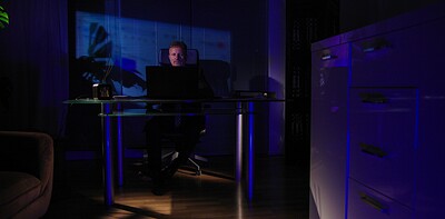 Karina King and George Uhl in What Happens In The Office 3 from