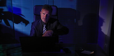 Karina King and George Uhl in What Happens In The Office 3 from