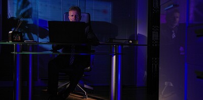Karina King and George Uhl in What Happens In The Office 3 from