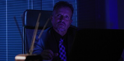 Karina King and George Uhl in What Happens In The Office 3 from