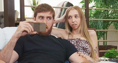 Myra Moans in She Takes a Spin On Her Roomie's Dick from 