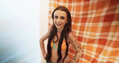 Nikki Nicole in The Big O Orange Stand from 