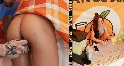Nikki Nicole in The Big O Orange Stand from 