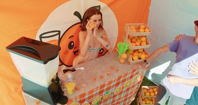 Nikki Nicole in The Big O Orange Stand from 
