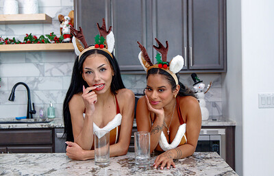 Bianca Bangs and Enzo East in Im Going To Ride You Like A Reindeer Stepbro from
