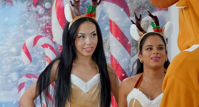 Bianca Bangs and Enzo East in Im Going To Ride You Like A Reindeer Stepbro from