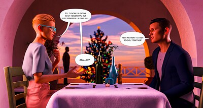 The Lost Boyz in A Christmas Date-Comic from