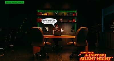 The Lost Boyz in A not so silent night-comic from 