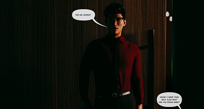 The Lost Boyz in A not so silent night-comic from 